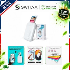 Mini imprimante photo portable Liene K100 Bluetooth Zink 50 feuilles
