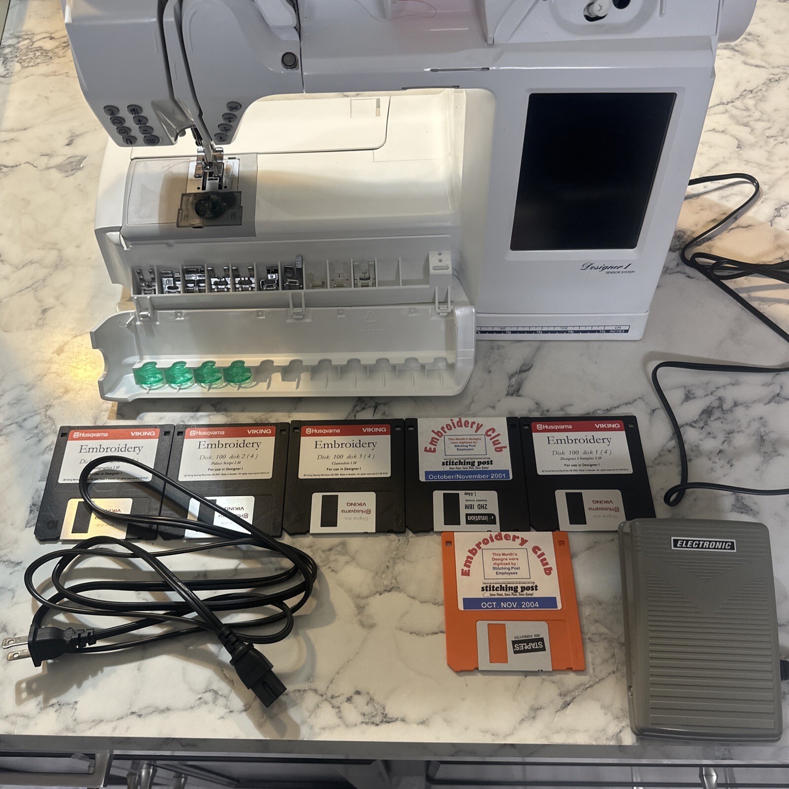 Husqvarna Viking Designer 1 Sewing and Embroidery Machine and