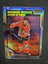 20-21 UD O-Pee-Chee Platinum Marquee Rookie Sunset 171 Nicolas Beaudin