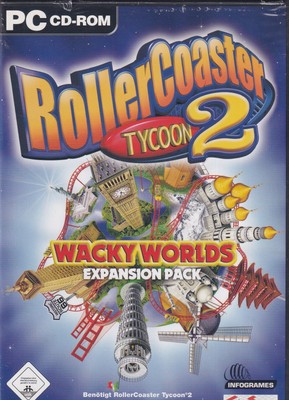 Rollercoaster Tycoon 2 - Wacky Worlds (Add-on) [Windows]