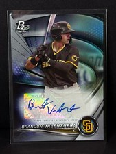 2022 Bowman Platinum TOP-69 Brandon Valenzuela Prospect Auto