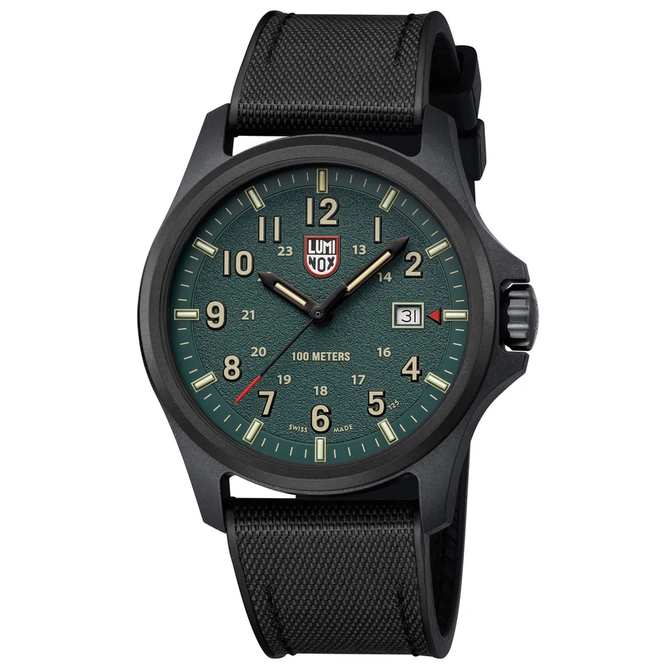 Luminox Reloj Hombre Atacama Field Cuarzo Esfera Verde Correa Goma Negra XL.1977