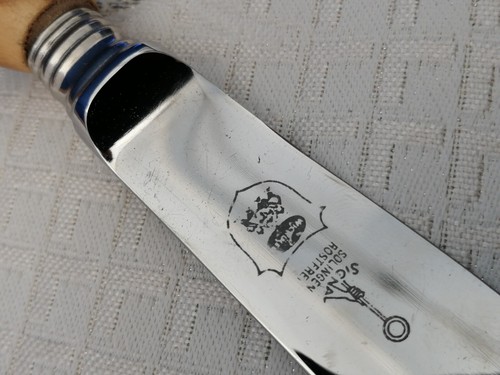 Jagdbesteck zweiteiliges Set Käse-Ballade Hirschhorn Solingen Käsemesser - Bild 8 von 14
