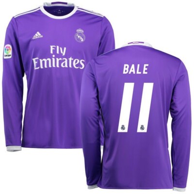Real Madrid Away BALE 11 2016/17 Authentic Soccer Name Set