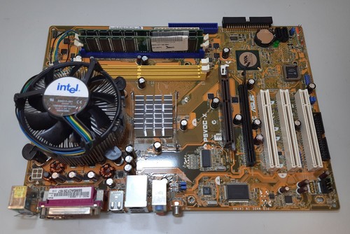 ASUS P5VDC-X LGA-775 DDR/DDR2 AGP/PCI-E Hybrid VIA PT880 Ultra CPU +1GB - Bild 3 von 6