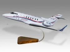 Raytheon Hawker 800XP2 Rio Tinto Life Flight Desk Wood Airplane Model Small 1/48