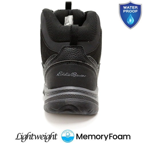 Mens Waterproof Hiking Boots Memory Foam Trekking Trail Ankle Trainers Shoes - Picture 13 of 33