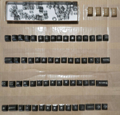 Commodore Vic 20 Chocolate replacement KEY CAPS & Spring - Original