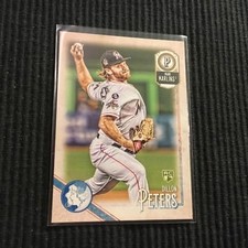 2018 TOPPS GYPSY QUEEN #234 DILLON PETERS *GQ LOGO SWAP*  MIAMI MARLINS