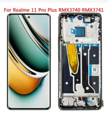 For Oppo Realme 11 Pro Plus LCD Display Touch Screen With Frame Replacement 6.7"