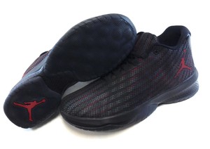 jordan b fly black and red