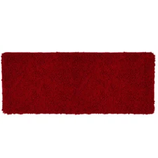 Lavish Home Bath Mat 24" x 60" Water Resistant Machine Washable in Burgundy