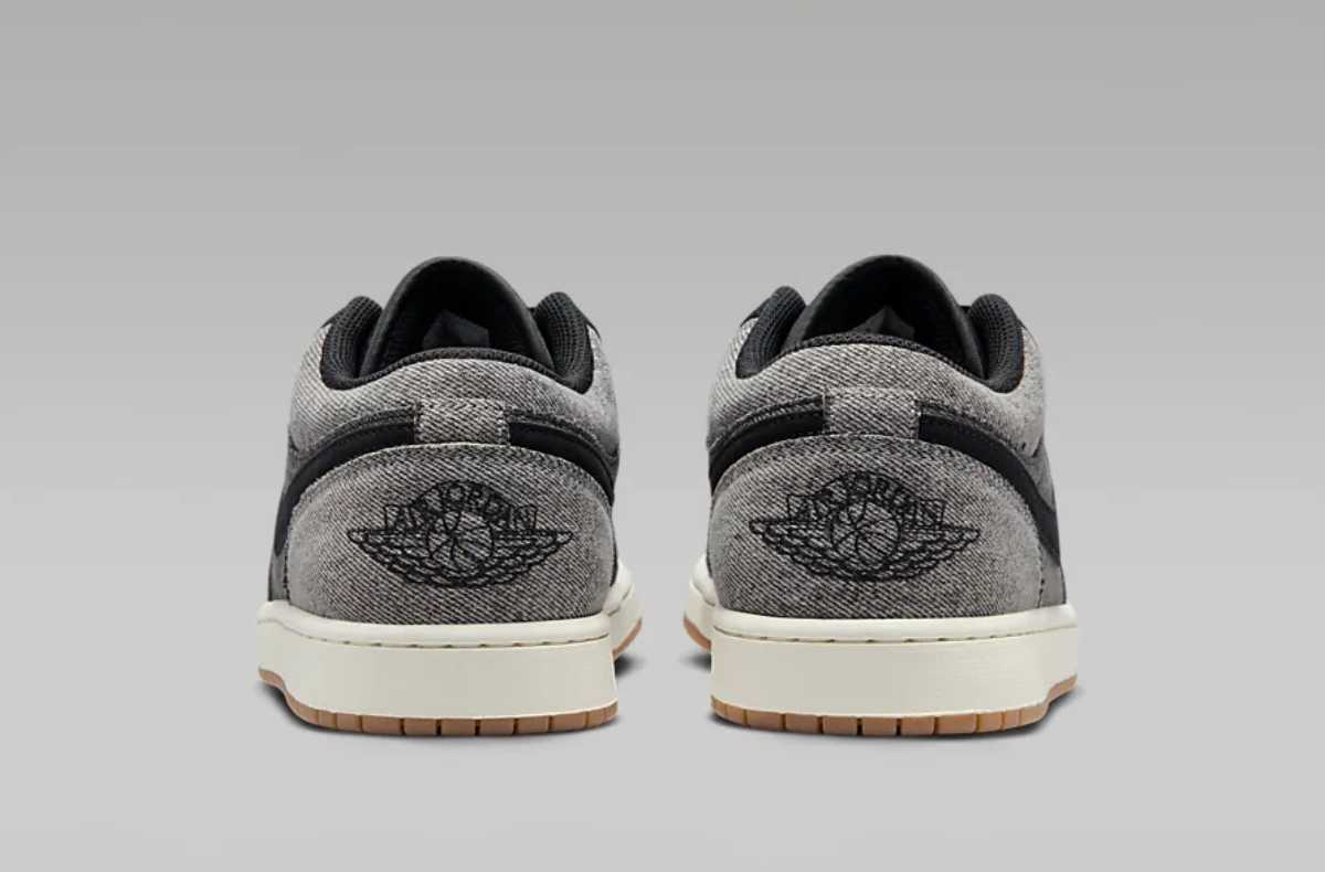 Nike Air Jordan 1 Low Black Denim HJ4360-001 Men US 7.5 - 12 Nike Air Jordan 1 Low Black Denim HJ4360-001 Men US 7.5 - 12