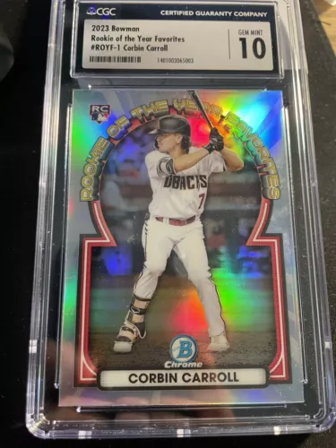 Corbin Carroll 2023 Bowman - Mint 10 CGC Rookie of the Year ROYF-1 (RC)