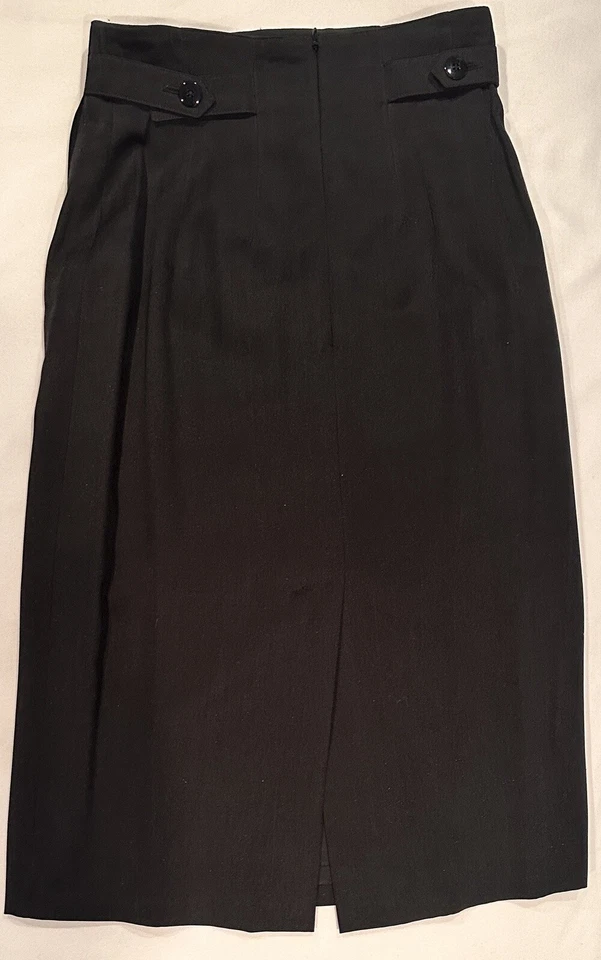 Vintage ESCADA By Margaretha Ley Women's Black Skirt Suit Two Piece, Size 34 - Image 4 of 4