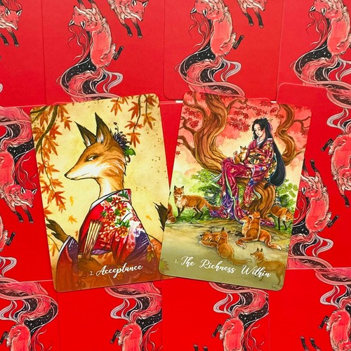 Foxfire Das Kitsune Orakel Karten - Tarot Karten Deck - Bild 6 von 7