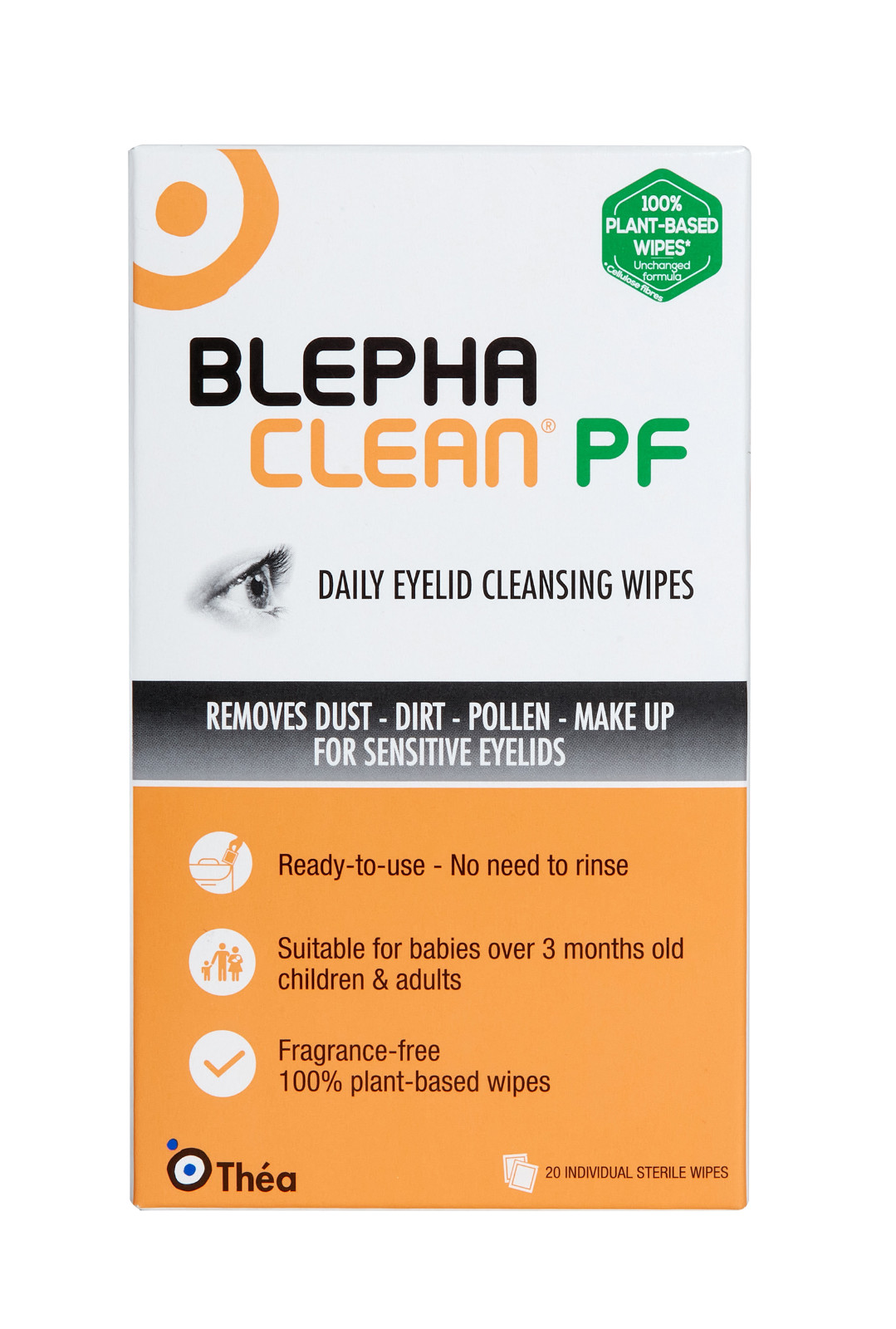 SALE  60 blephaclean Eyelid Sterile Cleansing Wipes PRESERVATIVE FREE Dry eye