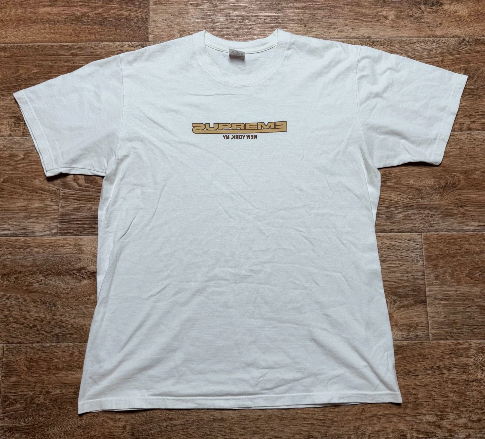 T shirt imprimé logo Supreme Connected