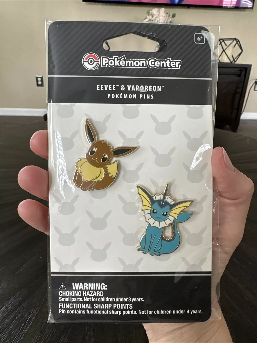 Eevee & Vaporeon Pokémon Pins (2-Pack)