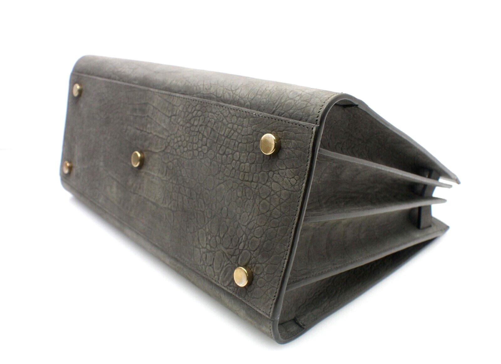 Borsa Saint Laurent De Lour quasi nuova coccodrillo imbusata nabuk piccola YSL