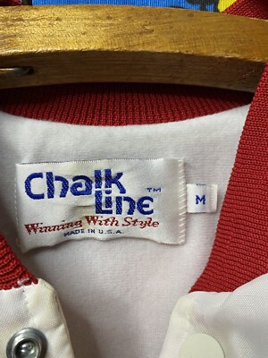 Vintage Michael Jordan Chalk Line Jacket Chicago Bulls Size M | eBay