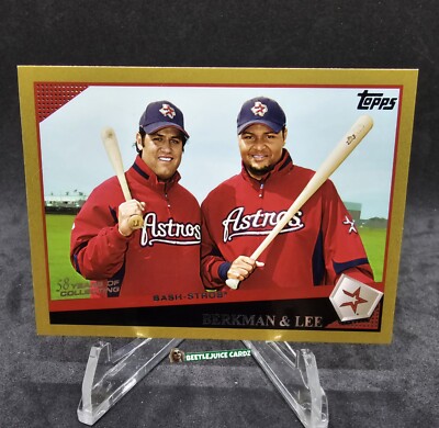  BERKMAN & LEE (571/2009) GOLD CLASSIC COMBOS -BASH STROS- 2009 TOPPS SERIES