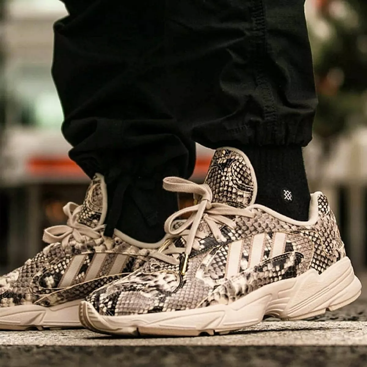 adidas Originals Yung 1 texas Men s Consortium Snake Running Shoes EG1717