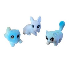 Crayola Scribble Scrubbie Pets Drawing Animal Figures Washable FLOCKED Lot Of 3