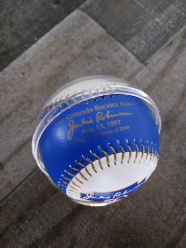 Baseball-Jackie Robinson 50th Anniversary Official Colorado Rockies MLB Edition - Picture 4 of 6
