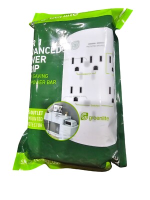 Greenlite 5 Outlet Tier 1 Advanced Power Strip Wall Mount Surge Protector LOT 4