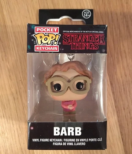 FUNKO Pocket Pop! BARB Keychain FIGURE Netflix STRANGER THINGS Vinyl Barbara NEW