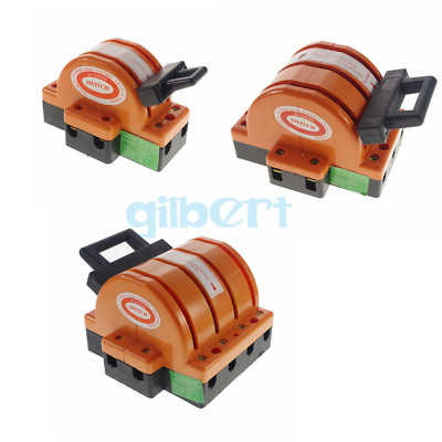 DEWIN Pratico Interruttore Bipolare 32A AC 220V Sezionatore A Coltello Interruttore A Coltello Doppio Sicurezza Per La Commutazione Nel Generatore Di Backup Interruttore Automatico Di Sicurezza 82424804 - Foto 3