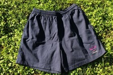 RARE Vintage 90s Adidas Purple Logo Blue Shorts XL Made In USA