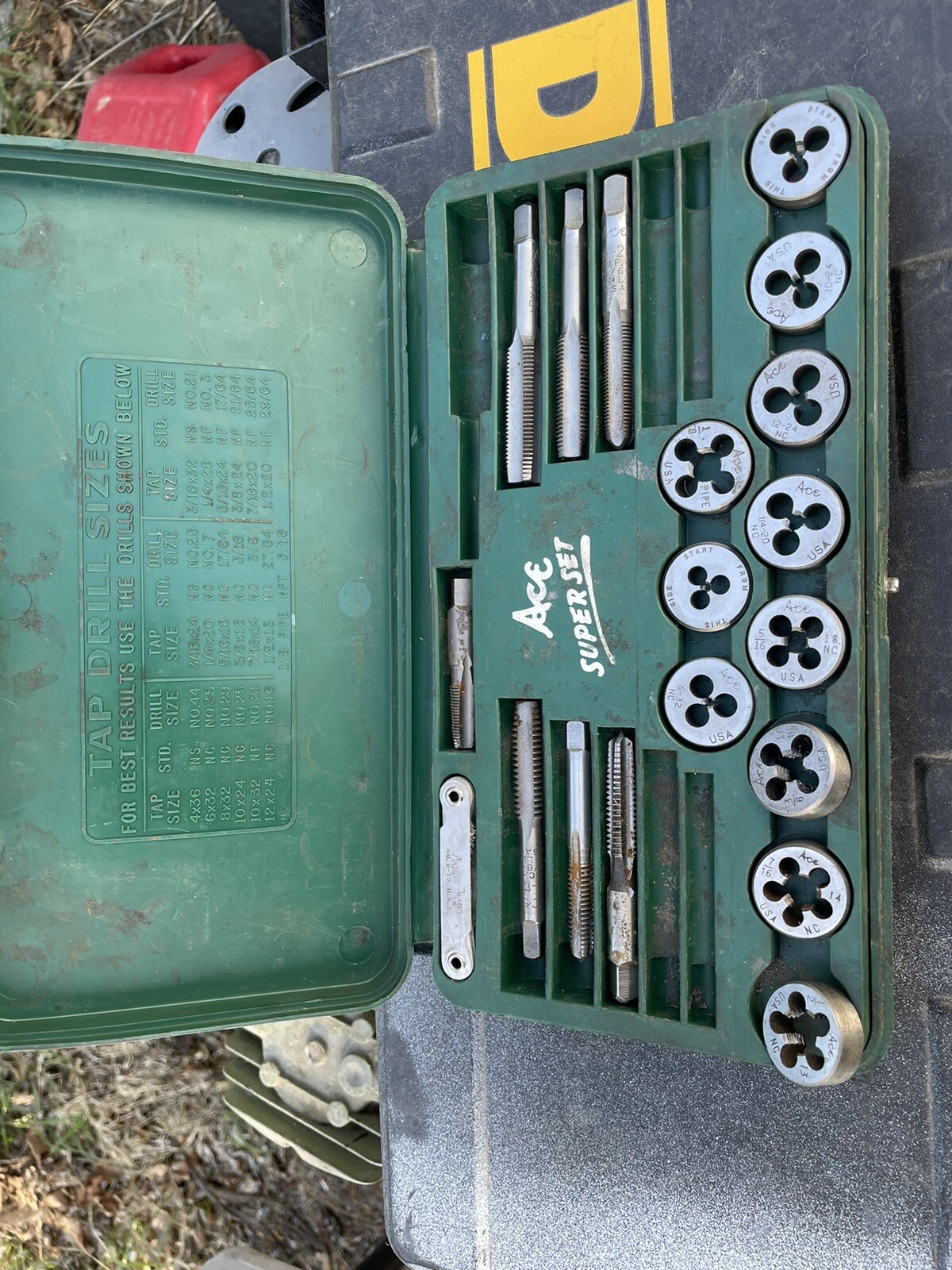 Ace Super Set of Taps & Dies No. 614 Henry L. Hanson Co. eBay