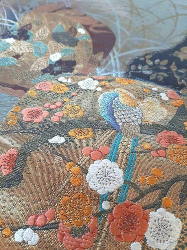 Fukuro obi High class Nagashima Sei Textile / Kimono Makie Torokin From ...