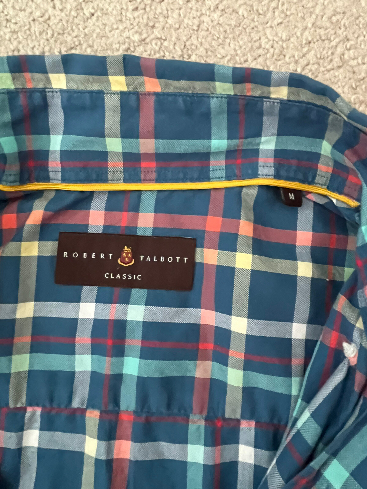 Two Robert Talbott Classic Mens Button Up Shirt S… - image 5