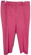 Tommy Hilfiger Medium Pink High Rise Straight Cropped at Ankle Dress Pants SZ 12