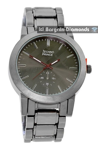 Mens 43mm Black Clubbing Watch Black Dial Up to 8" Black Bracelet - Picture 2 of 6