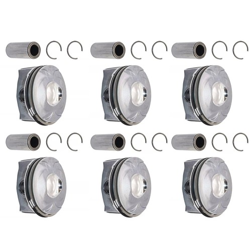 For Jaguar Land Rover 3.0L V6 6PCS Supercharged Piston Assembly Set Kit - Picture 2 of 11