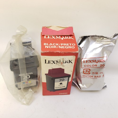Lexmark 70/20 (12A1970/15M0120) Ink Cartridge 3-Pack GENUINE NEW - Picture 2 of 11
