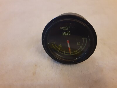 Vintage Monit 400 Amperes Gauge Rat Hot Rod