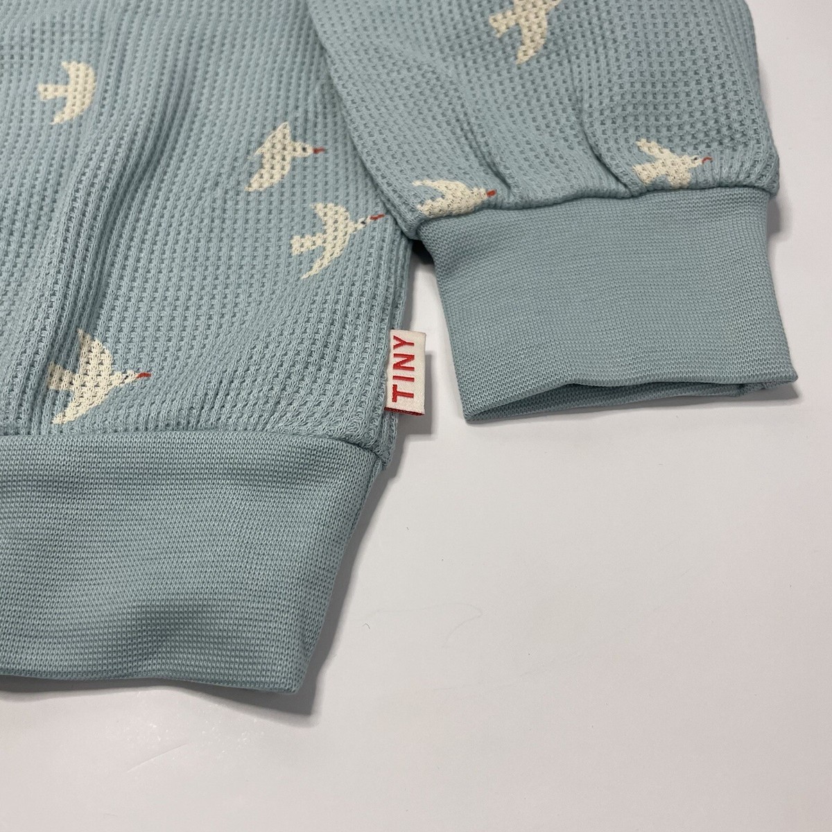 Tiny Cottons Sweatshirt & Pants Kids 2Y Blue/Cream Birds Bundle