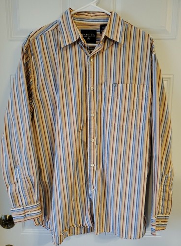 NAUTICA men's long sleeve button up 