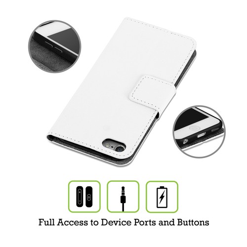 HEAD CASE ANIMAL DOUBLE EXPOSURE LEATHER BOOK CASE FOR APPLE iPOD TOUCH MP3 - Picture 3 of 7