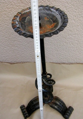 Kerzenständer Kerzenleuchter Schmiedeeisen Handarbeit. Großer Kerzenhalter 64cm - Bild 7 von 11