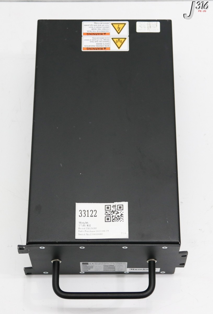 専用2 33122 TRUMPF PLASMA RF GENERATOR SSM 3000 | eBay