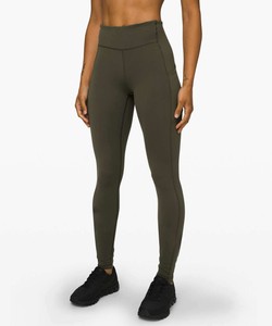 army green lulu leggings