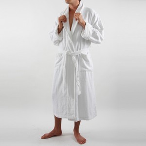 mens cotton velour bathrobe