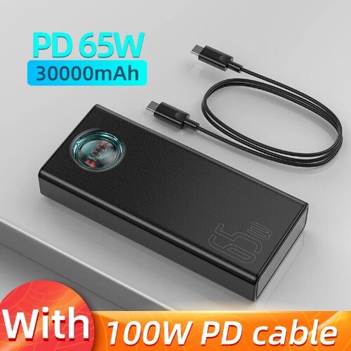 Powerbank 30000mAh PD Quick Charge FCP SCP Powerbank Tragbares Externes Ladegerät - Bild 7 von 22
