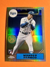 2022 Topps Chrome - 1987 Topps Baseball #87BC-13 Wander Franco (RC) Tampa Rays